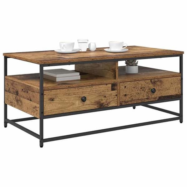 Maison Exclusive - Alustatabletti Vanha puu 100 x 51 x 45 cm Insinööripuu