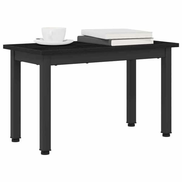 Maison Exclusive - Sofabord Eg sort 60 x 30 x 36 cm Ingeniørtræ