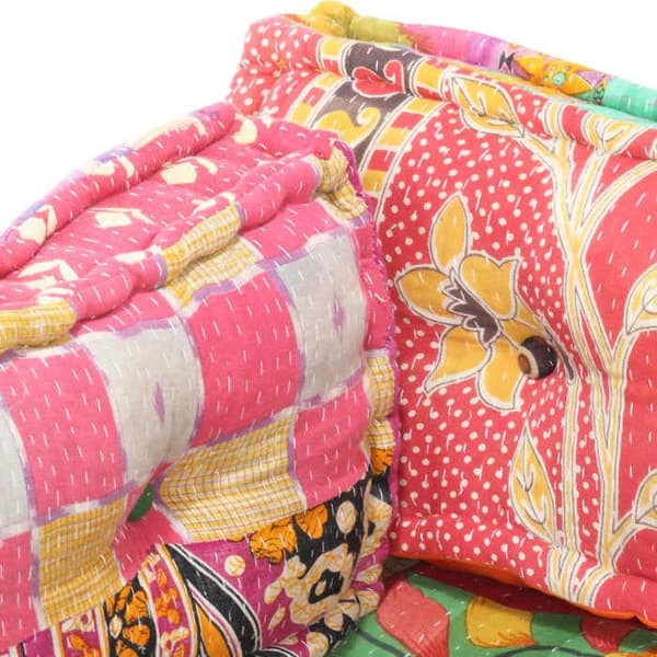 Sofa pude - EKSKLUSIV HUS - Palette - Multifarvet patchwork - Bomuld - Tykt fyld Flerfärgad