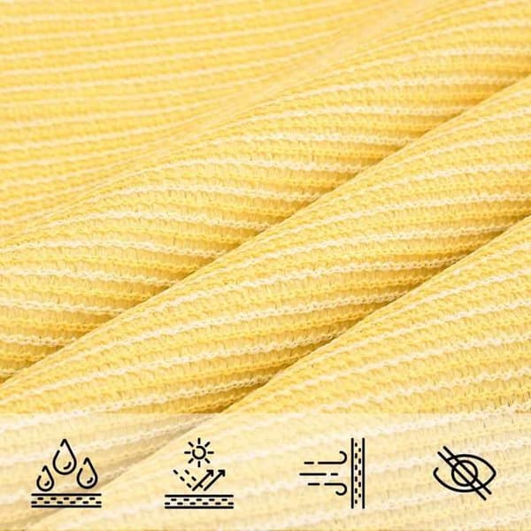Maison Exclusive - Rektangulær parasol i PEHD 2x4 m Beige