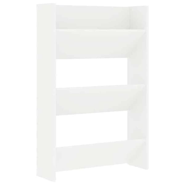 Vægskohylder - EKSKLUSIV HUS - 2 stk - Hvid - Spånplade - 60x18x90 cm Vit