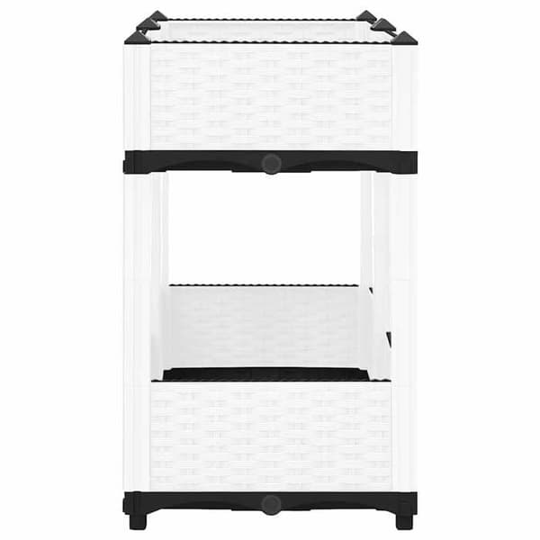 Maison Exclusive - Hög säng 80x40x71 cm Polypropylen Vit