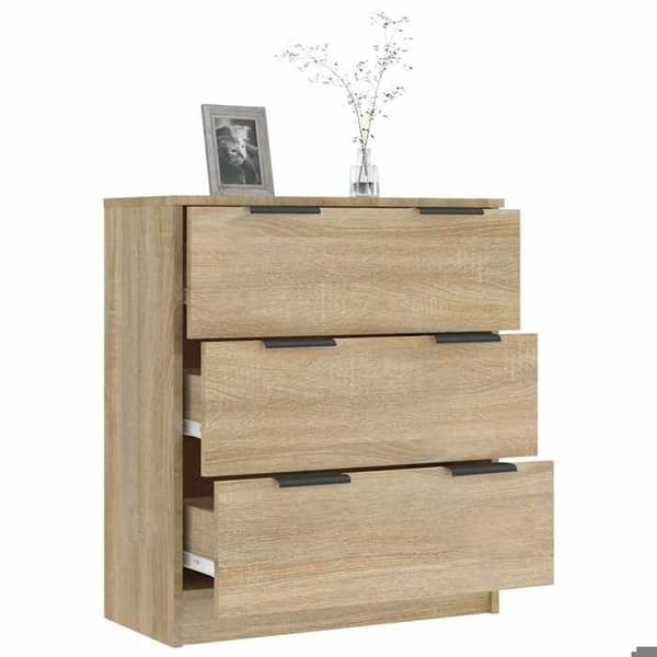 Maison Exclusive - Buffé Ek sonoma 60x30x70 cm Ingenjörsträ