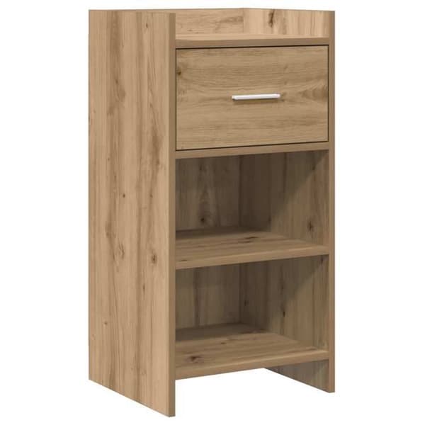 Maison Exclusive - Buffé Ek hantverk 40 x 36 x 80 cm Ingenjörsträ