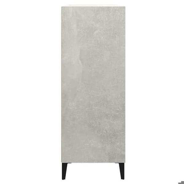 Maison Exclusive - Buffet Grå beton 69,5x32,5x90 cm Ingeniørtræ