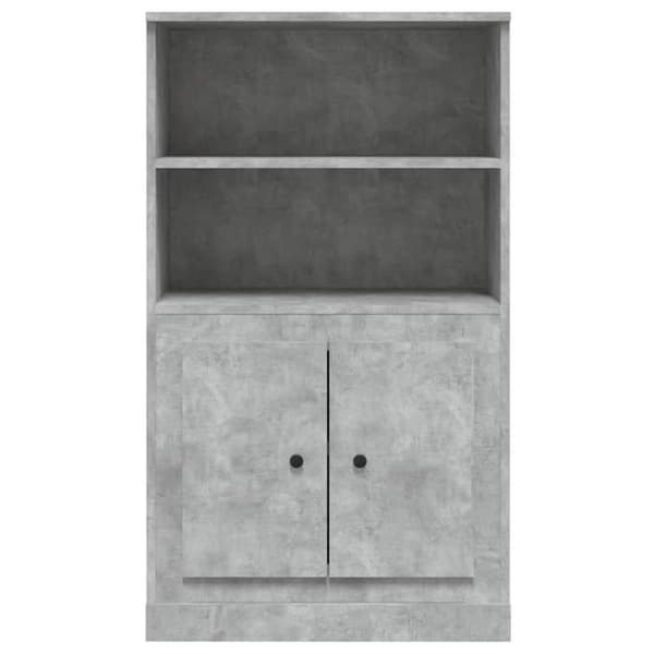 Maison Exclusive - Høj buffet i grå beton 60x35,5x103,5 cm ingeniørtræ