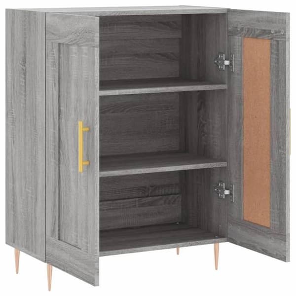Maison Exclusive - Buffé Sonoma Grå 69,5x34x90 cm Ingenjörsträ