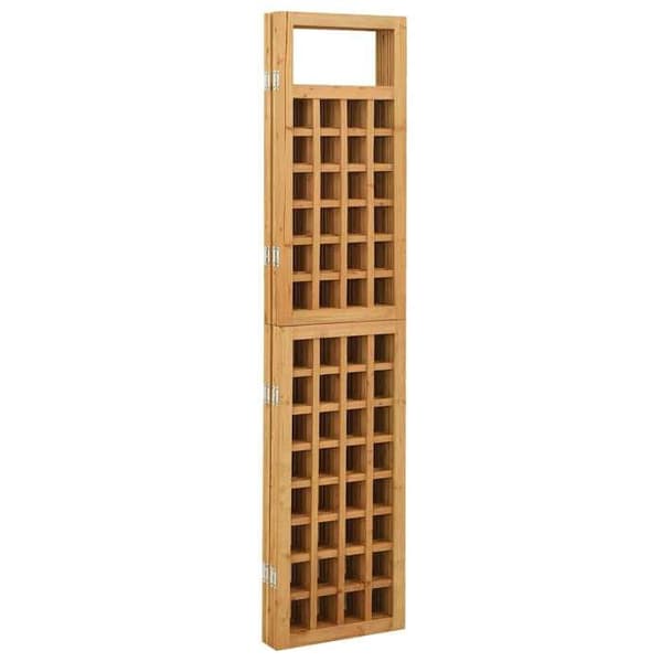 Maison Exclusive - Avskiljande vägg med 4 paneler/ram av massivt granträ