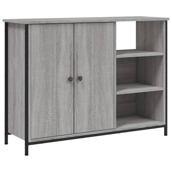 Maison Exclusive - Buffet sonoma grå 100x33x75 cm ingeniørtræ
