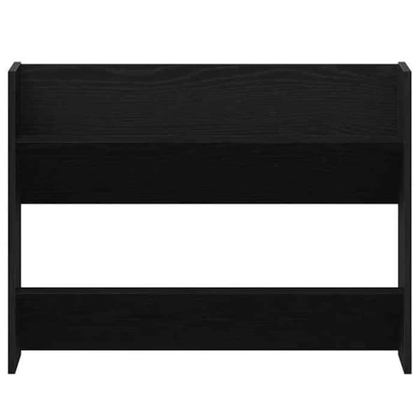 Skoopbevaring - EKSKLUSIV HUS - 83 x 18 x 60 cm - Ingeniørtræ - Væghængt - Sort