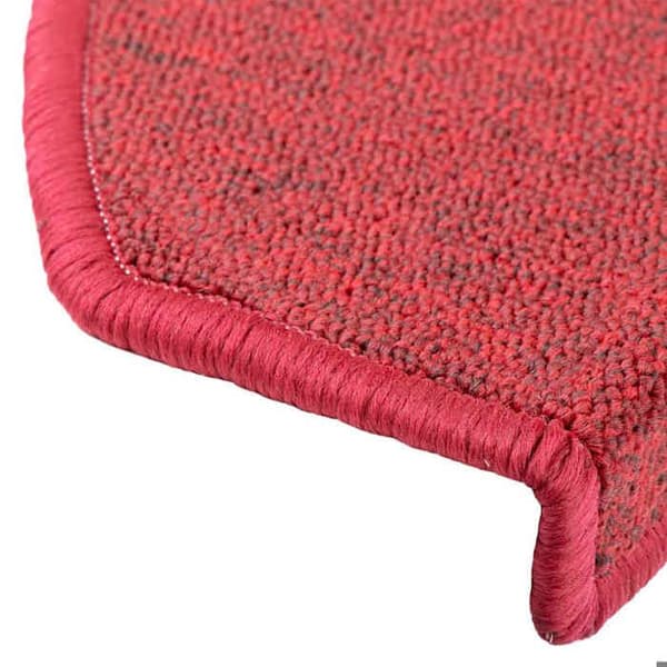 Maison Exclusive - Trappe tæppe 30 stykker 65 x 24 x 4 cm Rød Halvmåne Stor