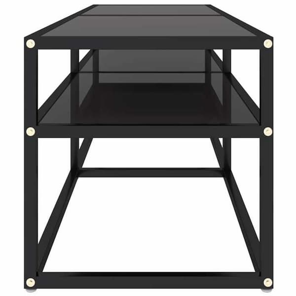 Maison Exclusive - TV-møbel Sort 140x40x40,5 cm Tempereret glas