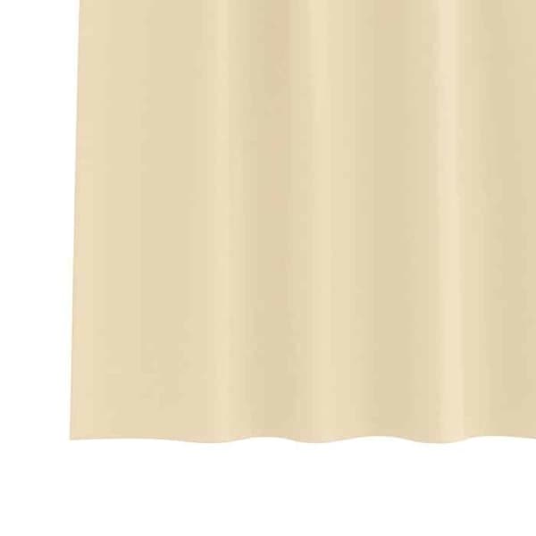 Maison Exclusive - Mörkläggande gardiner med ringar 2 st Kräm 175 x 140 cm