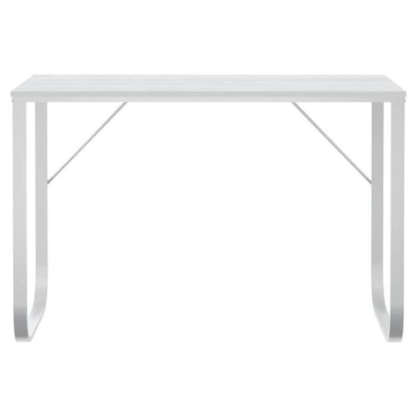 Kontor - EKSKLUSIV HUS - 110x60x73 cm - Hvid - Metal & spånplade - Industriel stil Vit