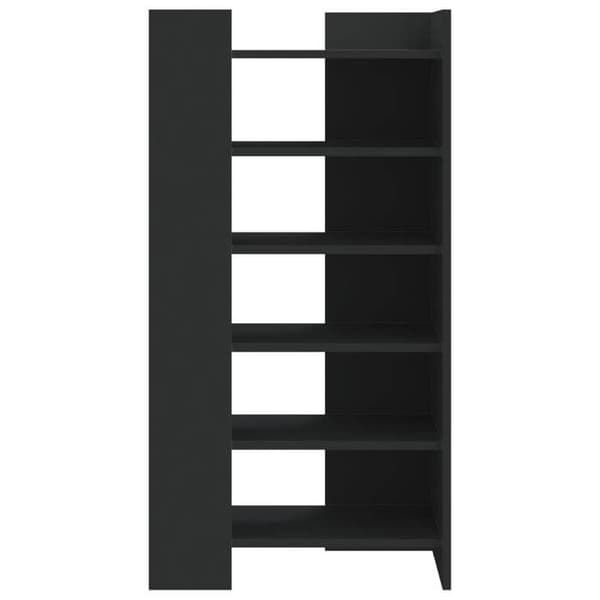 Maison Exclusive - Skoskab sort 52x37,5x100 cm ingeniørtræ Svart