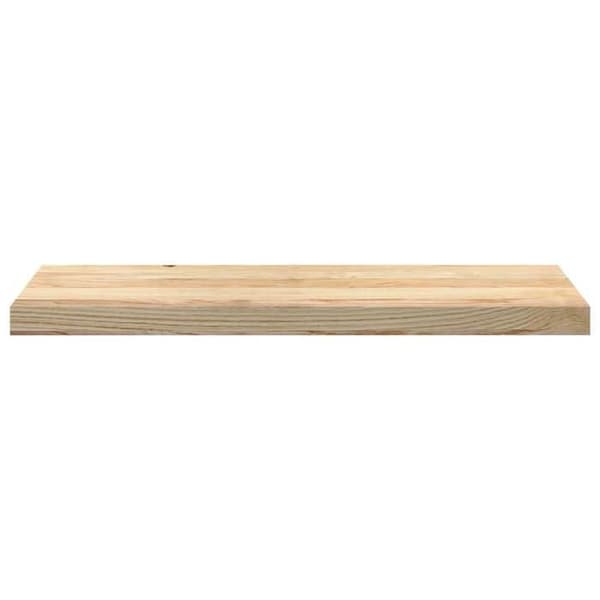 Maison Exclusive - Trappsteg 2 st obehandlad 80x30x2cm massiv ek