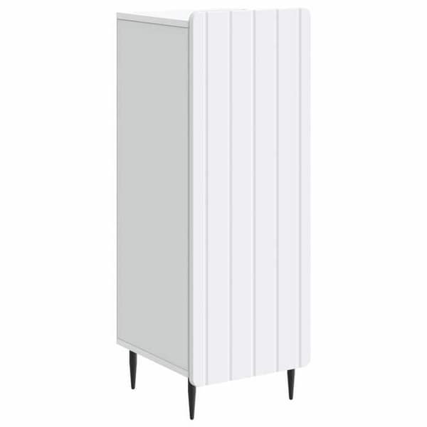 Maison Exclusive - Buffé Vit 34,5 x 33 x 92 cm Ingenjörsträ