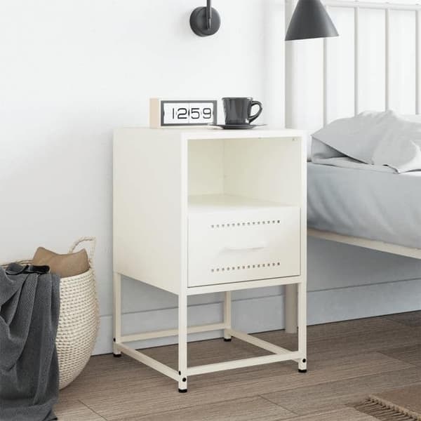Natskab - EKSKLUSIV HUS - 36 x 39 x 60,5 cm - Hvid - Stål - Industriel Vit