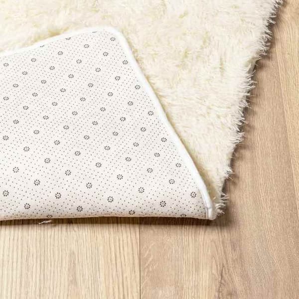 Maison Exclusive - Långhårig Shaggy Matta NAVARRA crème 200x200 cm polyester fløde