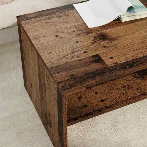 Maison Exclusive - Alustatabletti Vanha puu 100 x 50 x 40 cm Insinööripuu