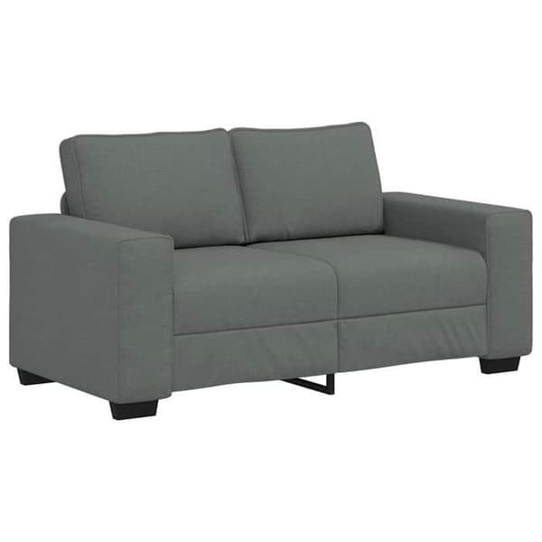 Maison Exclusive - Mörkgrå 2-sitssoffa 160x77x82 cm tyg