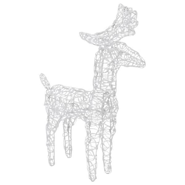 Maison Exclusive - Julrensdyr 6 stk 240 LED Multifarvet Akryl