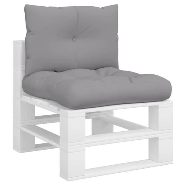 Maison Exclusive - Palettkuddar set om 2 grå tyg