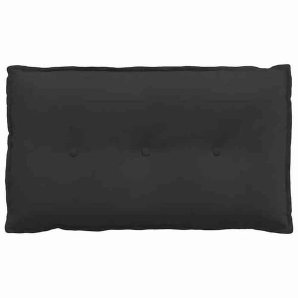 Maison Exclusive - Rygpude Sort 80 x 50 cm Mikrofiberstof
