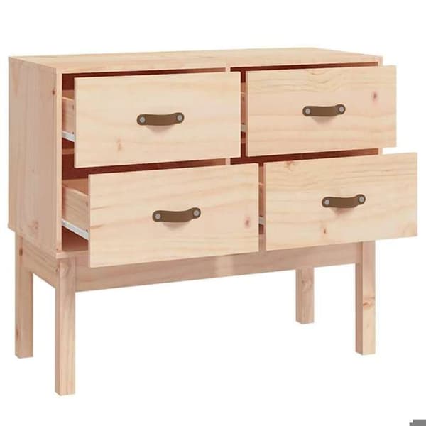 Maison Exclusive - Konsolskab 90x40x78 cm Solid fyrretræ