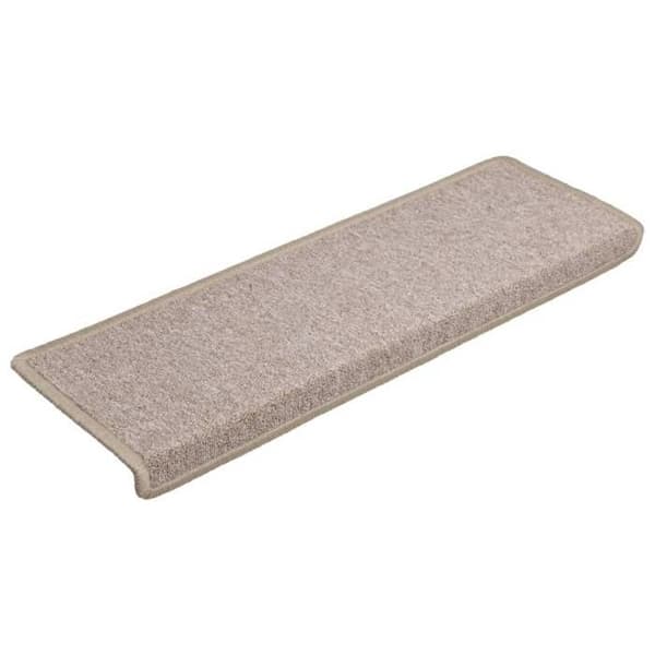 Maison Exclusive - Trappmatta 15 delar 65 x 21 x 4 cm Taupe Rektangulär kant Mol