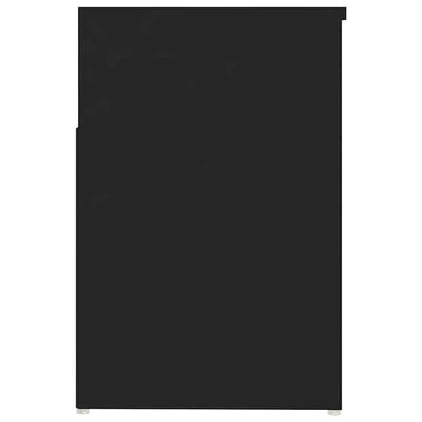 Maison Exclusive - Sko bænk Sort 80x30x45 cm Ingeniørtræ
