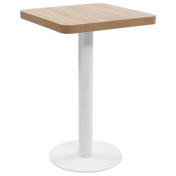 Maison Exclusive - Ljusbrun bistrobord 50x50 cm MDF