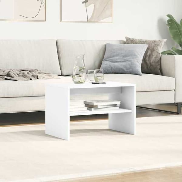 Maison Exclusive - TV-möbel vit 60x40x40 cm ingenjörsträ