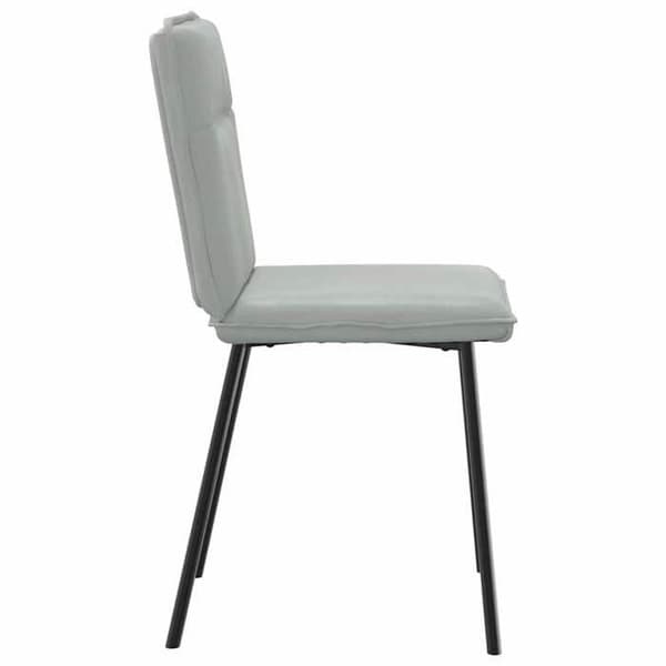 Maison Exclusive - Matstolar set om 4 Ljusgrå Sammet