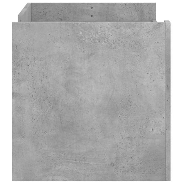 Maison Exclusive - Betonggrå soffbord 100x50x50 cm ingenjörsträ