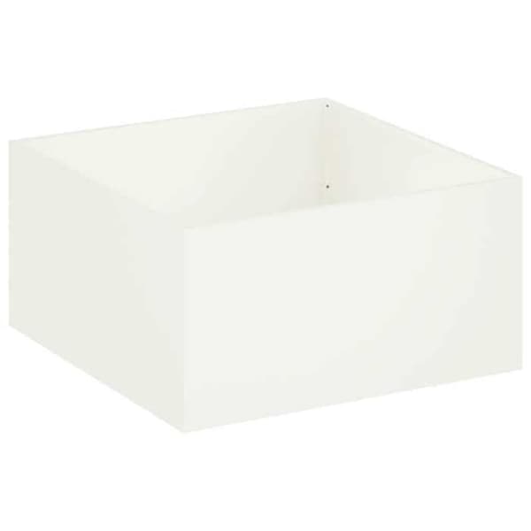 Maison Exclusive - Trädgårdskrukor 2 st Vit 100 x 100 x 40 cm