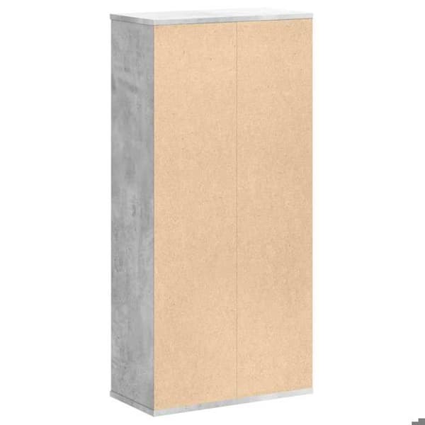 Maison Exclusive - Bibliotek grå beton 50x25x105 cm ingeniørtræ