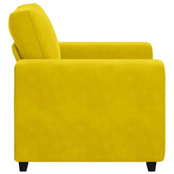 Maison Exclusive - Keltainen nojatuoli sohva 100x77x82 cm sametti