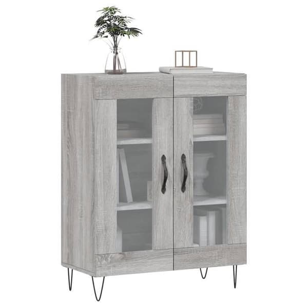 Maison Exclusive - Buffé Sonoma Grå 69,5x34x90 cm Ingenjörsträ