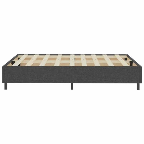 Maison Exclusive - Sängbotten med lameller Grått Tyg 160x200 cm Grå