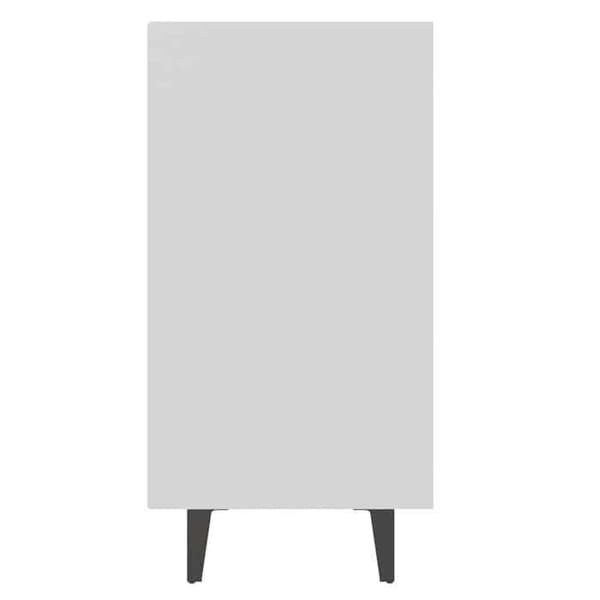 Maison Exclusive - Buffé vit 103,5x35x70 cm ingenjörsträ