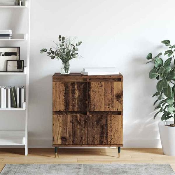 Maison Exclusive - Buffé i gammalt trä 60 x 35 x 70 cm