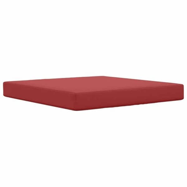 Trädgårdskudde - EXKLUSIV HEM - 80 x 80 cm - Polyester - Dragkedja - Skumfyllning Bordeaux