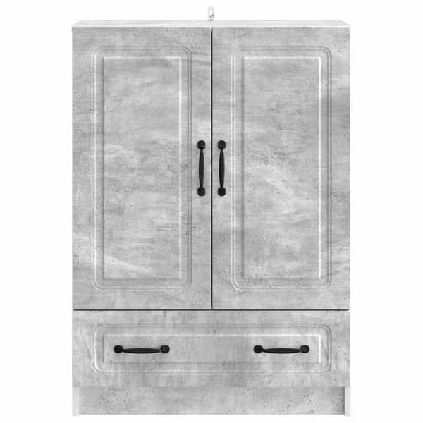 Maison Exclusive - Buffet Grå beton 66 x 34,5 x 92 cm Ingeniørtræ