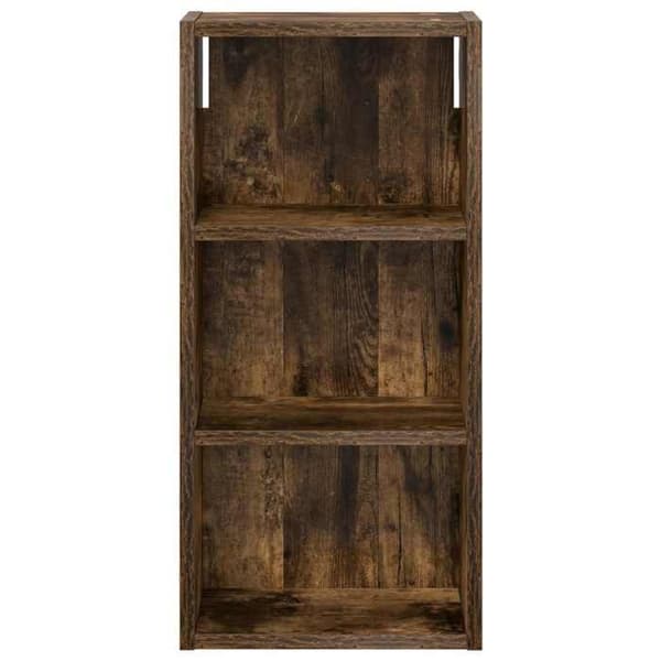 Maison Exclusive - Vægskab til badeværelse Røget Eg 30 x 16 x 62,5 cm