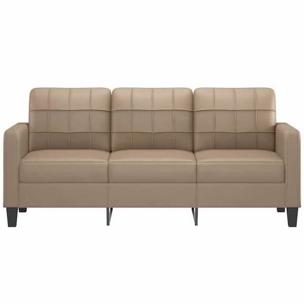 Maison Exclusive - 3-personers sofa Cappuccino 180 cm Kunstlæder