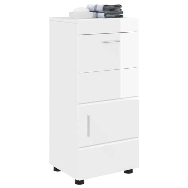 Maison Exclusive - Badrumsskåp Set TULUM Blank Vit Strålande vit