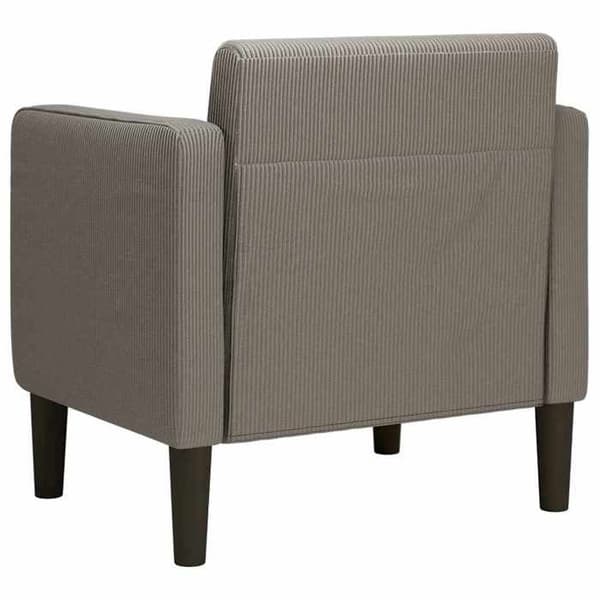 Maison Exclusive - Sofa-stol med armlæn i lys grå 54 cm i fløjl