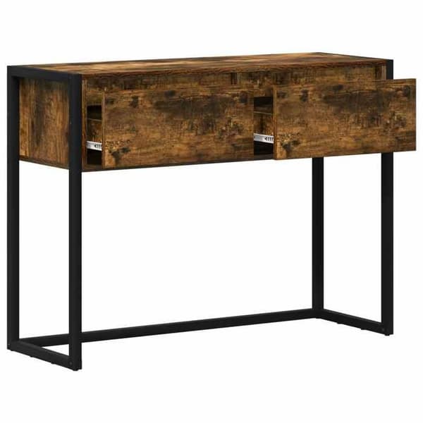 Maison Exclusive - Sidebord Røget Eg 100 x 36 x 75 cm Ingeniørtræ