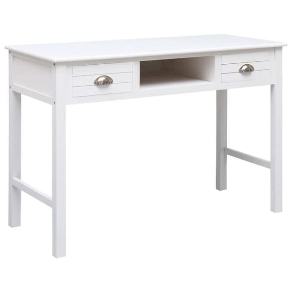 Maison Exclusive - Kontor Vit 110 x 45 x 76 cm Trä Vit